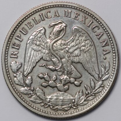 Mexico 1898-Mo AM (1949) Peso Restrike KM-409.2 World Silver Coin - Image 2