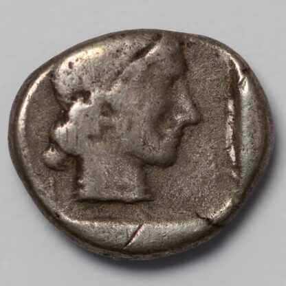 Ancient Greek Silver Coin Phokis AR Hemidrachm Circa 457-446 BC Bull / Artemis - Image 3