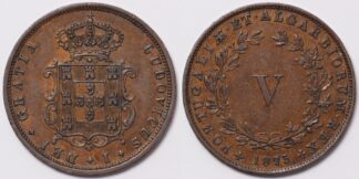 Portugal 1875 5 Reis