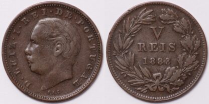 Portugal 1883 5 Reis