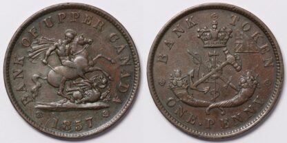 Upper Canada 1857 Penny Token