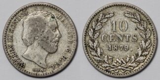 Netherlands 1879 10 Cents