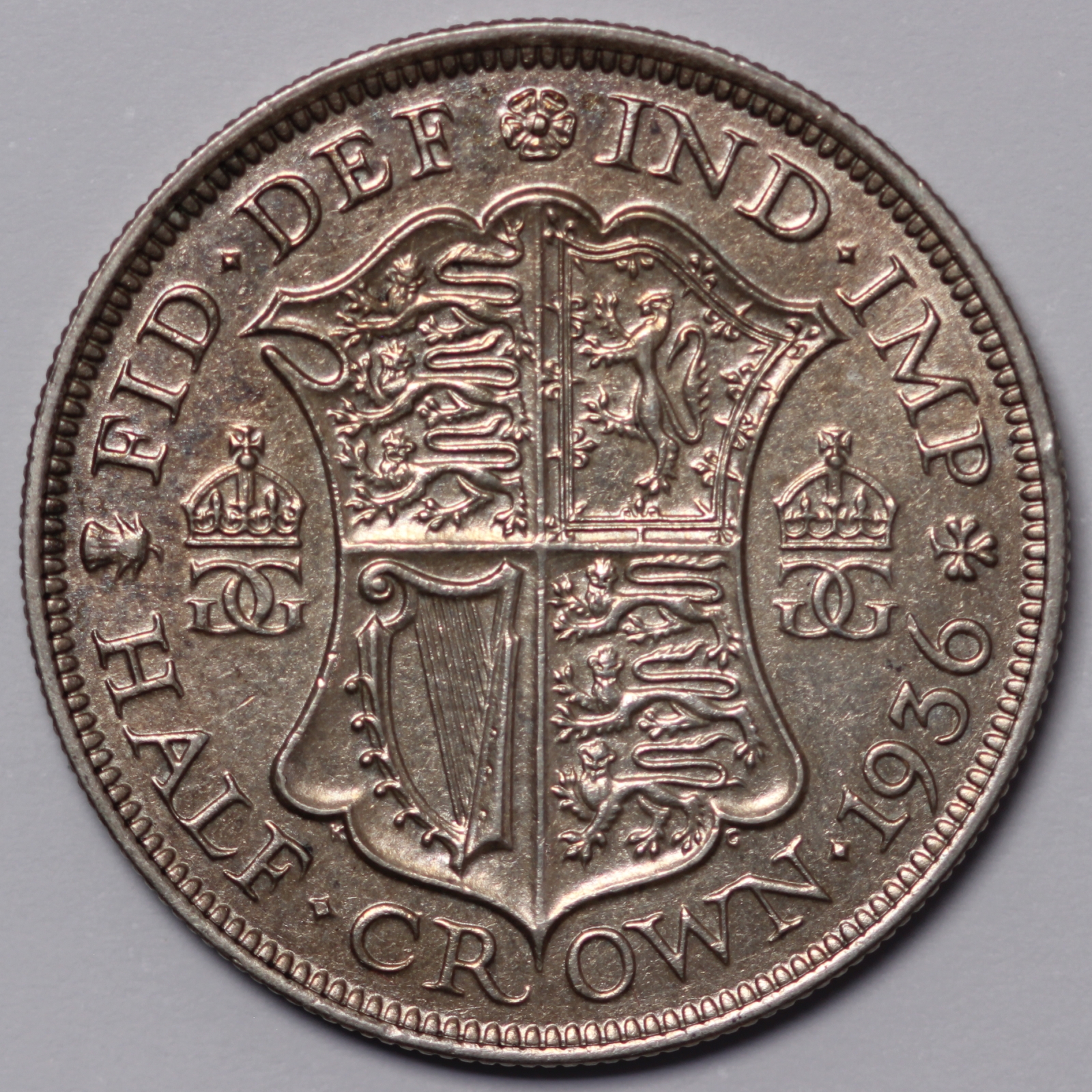 Great Britain 1936 Halfcrown George V S-4037 Silver Coin - Imperial ...