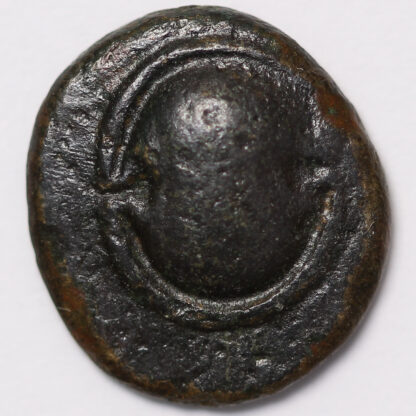 Ancient Greek Coin Boiotia Federal Coinage 300-250 BC Æ Boiotian Shield/Trident - Image 2