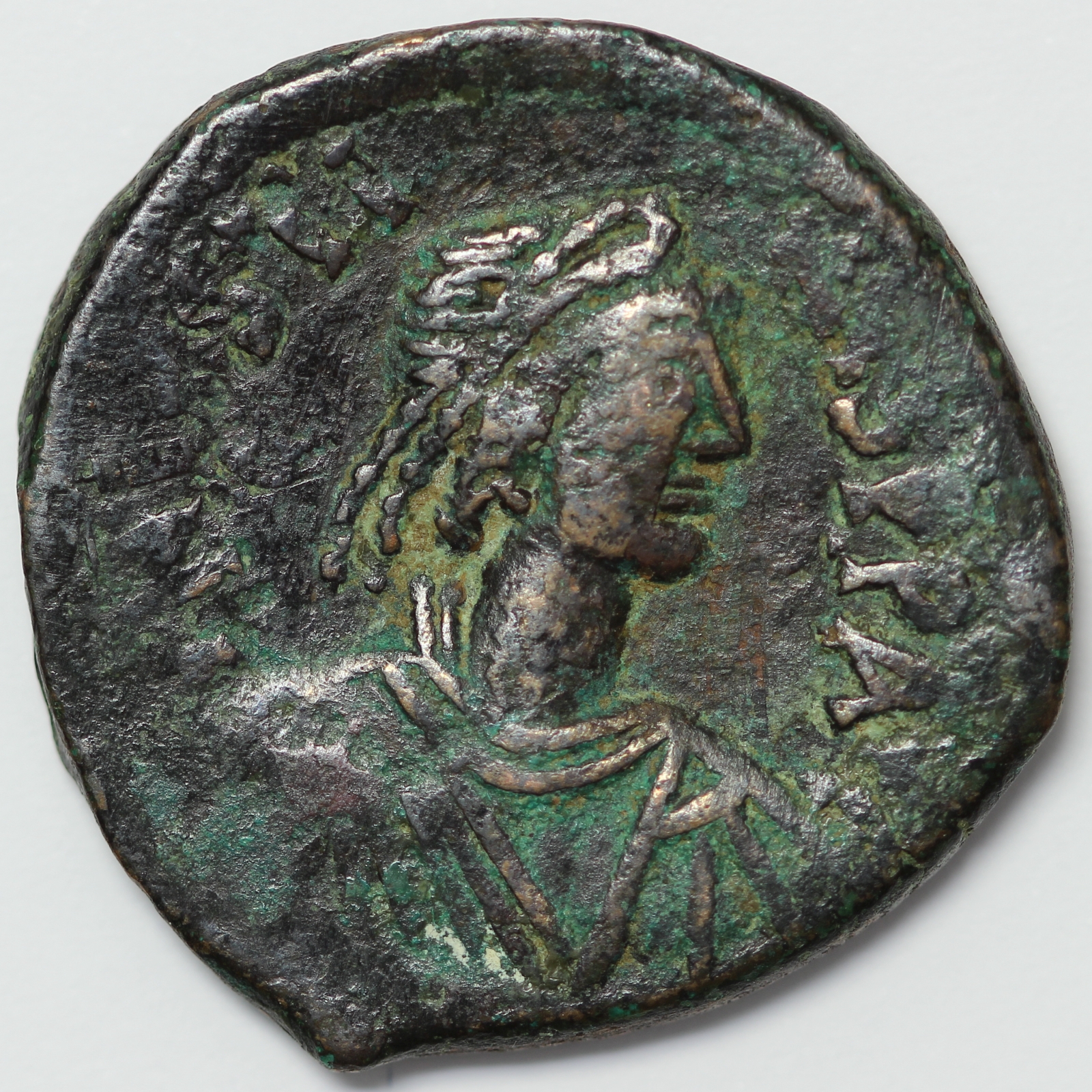 Ancient Byzantine Coin Justin I AD 518-527 Æ Follis Nicomedia Mint ...