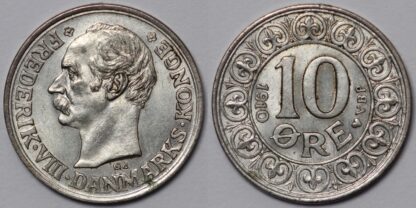 Denmark 1910 10 Ore