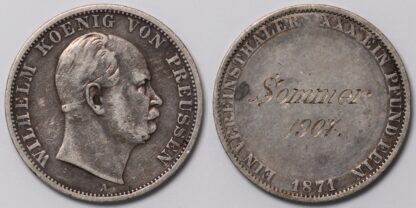 Love Token 1871 Thaler