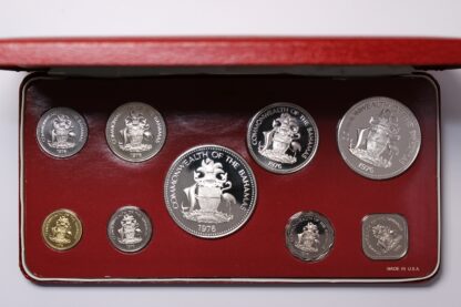 Bahamas 1976 9-Coin Proof Set – Franklin Mint – with CoA & Original Packaging - Image 2