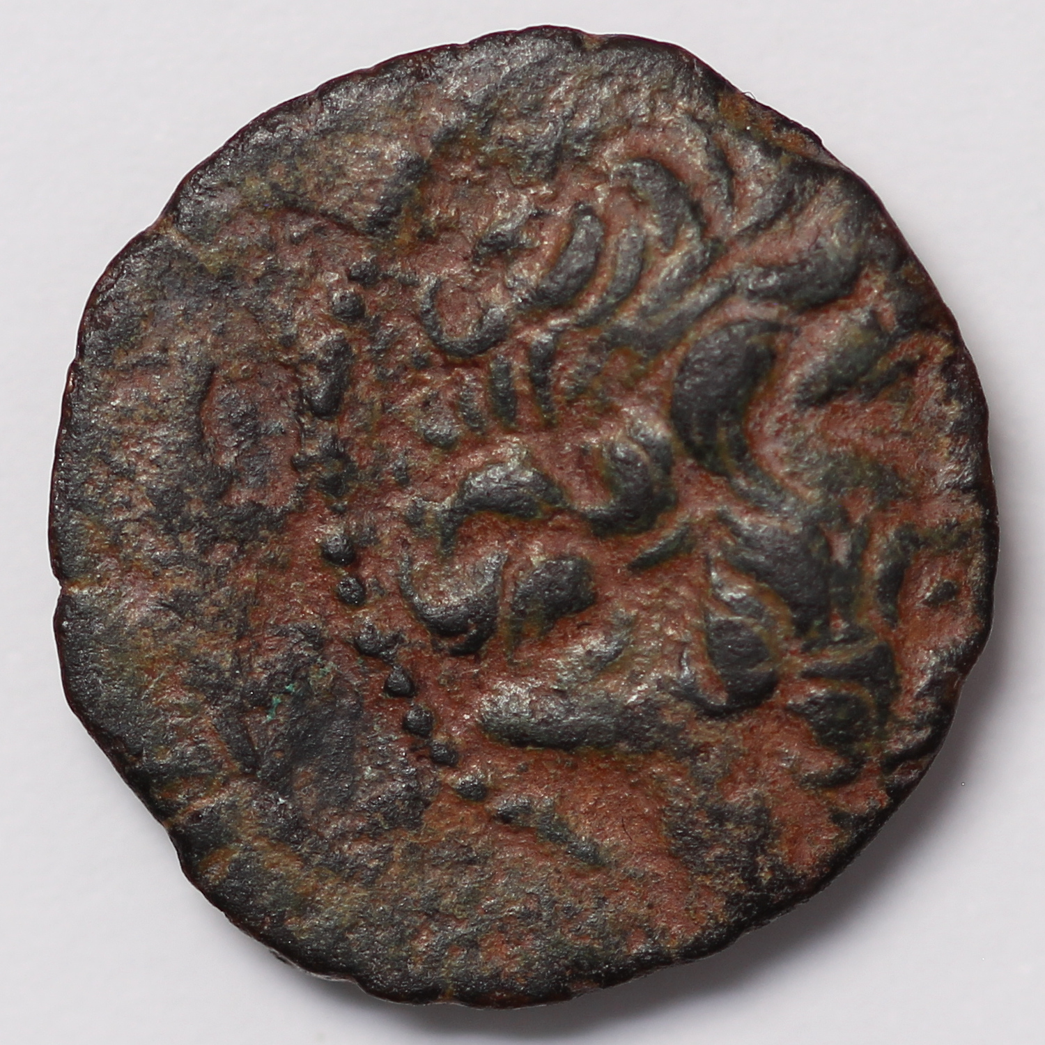 Ancient Greek Coin Seleukid Kings of Syria Demetrios II Nikator Æ 129-128 BC - Image 2