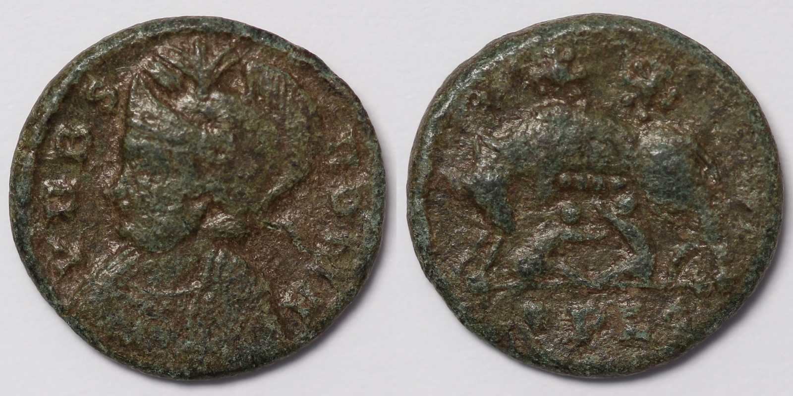 Ancient Roman Imperial Coin URBS ROMA Æ Constantine I AD 330-331 ...