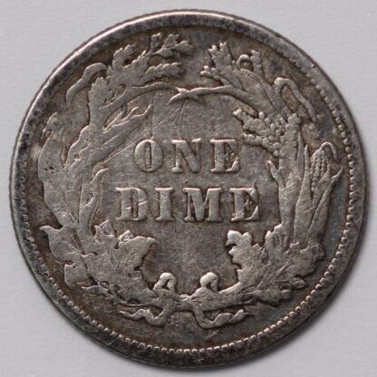 United States USA 1887 Liberty Seated Dime 10C Silver Coin - Image 3