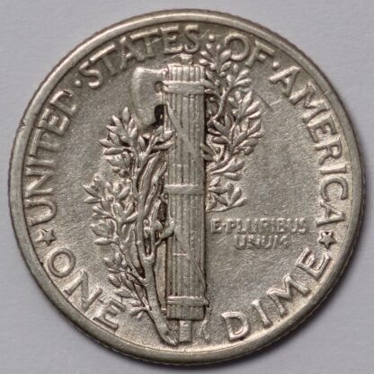 United States USA 1939 Mercury Dime 10C World Silver Coin - Image 3