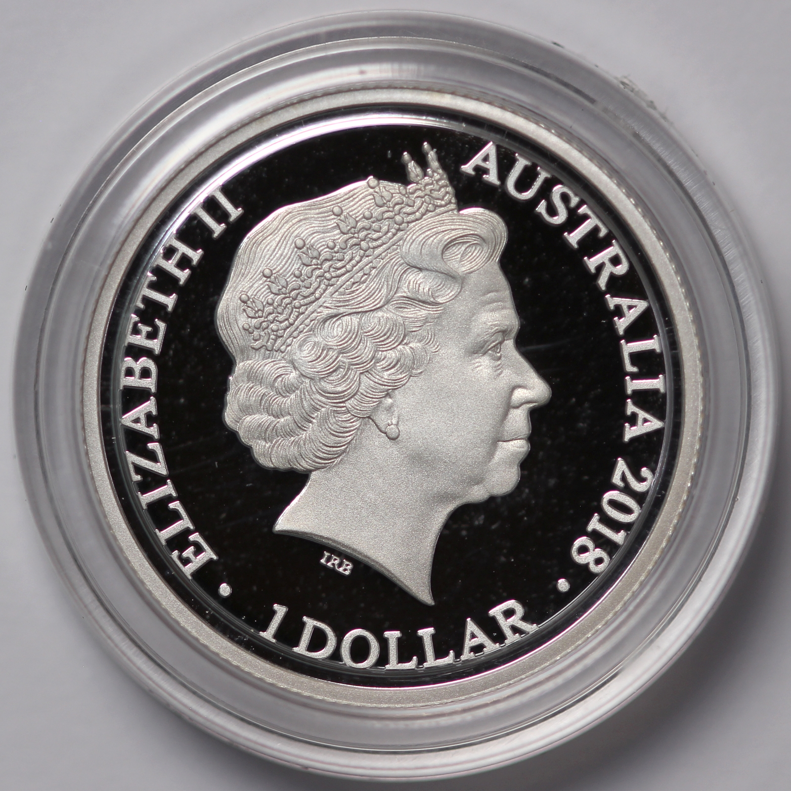 Australia 2018 Kangaroo at Sunset $1 One Dollar Fine Silver Proof Coin RAM - Image 4
