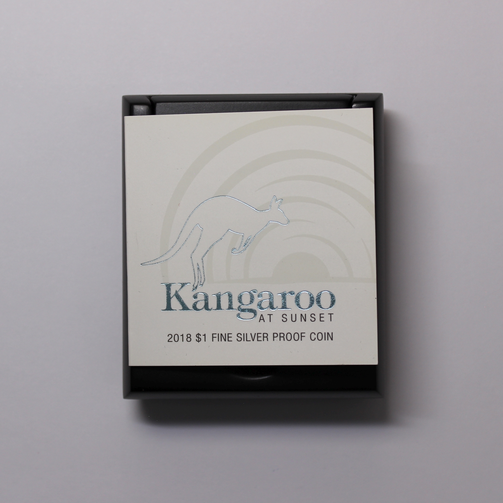 Australia 2018 Kangaroo at Sunset $1 One Dollar Fine Silver Proof Coin RAM - Image 5