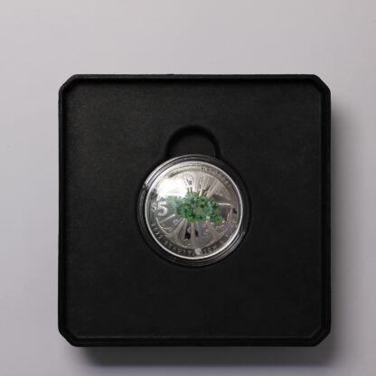 Australia 2022 Beauty Rich & Rare Daintree Rainforest 1oz Fine Silver Domed Coin - Image 2