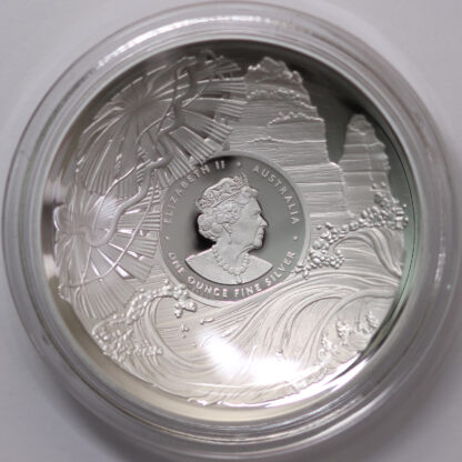 Australia 2022 Beauty Rich & Rare Daintree Rainforest 1oz Fine Silver Domed Coin - Image 4