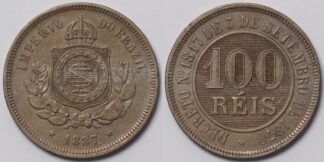 Brazil 1887 100 Reis