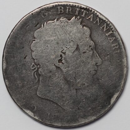 Great Britain George III 1818? LIX Crown S-3787 Large Silver Coin - Image 2