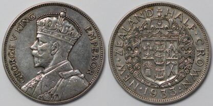 New Zealand 1933 Halfcrown