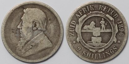 South Africa 1896 2 Shillings
