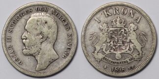 Sweden 1898 1 Krona