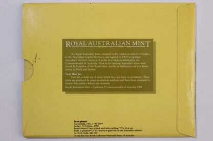 Australia 1988 Uncirculated 8-Coin Mint Set Bicentennial – Royal Australian Mint - Image 8