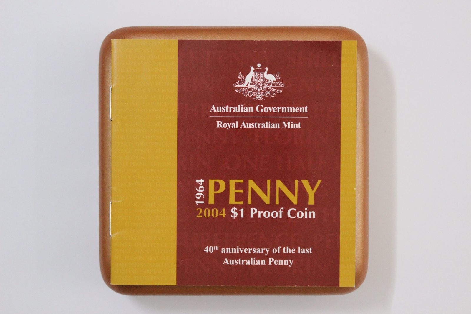 Australia 2004 RAM Subscription $1 Silver Proof Coin 40th Anniversary 1964 Penny - Image 6