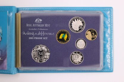 Australia 2003 6-Coin Proof Set Volunteers Coloured $1 – Royal Australian Mint - Image 2