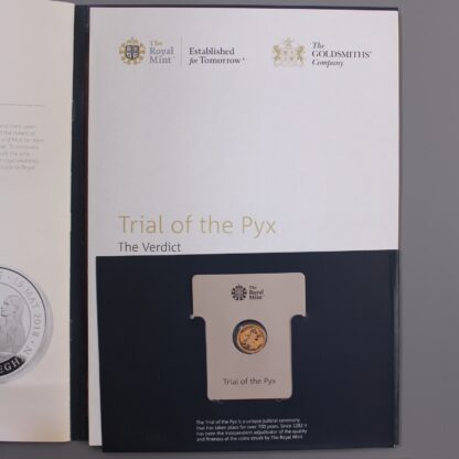 Great Britain 2018 Half Sovereign Gold Proof Coin Trial of the Pyx Issue Rare - Image 3