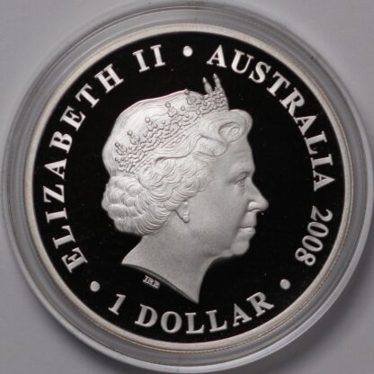 Australia 2008 The First Fleet 1788 1oz Silver Proof One Dollar Coin Perth Mint - Image 3