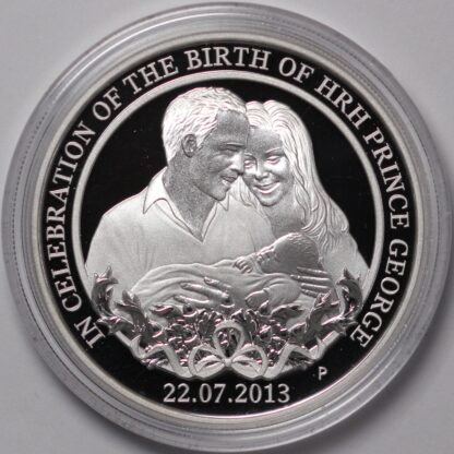 Australia 2013 Birth of HRH Prince George 1oz Silver Proof Coin Perth Mint - Image 2