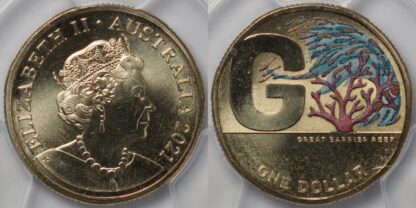 2021 G Coloured Dollar PCGS MS67