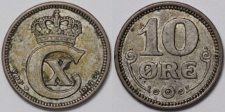 Denmark 1914 10 Ore