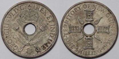 New Guinea 1938 Shilling