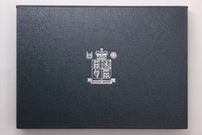 UK Royal Mint 1992 9-Coin Standard Proof Set with Blue Presentation Case - Image 3