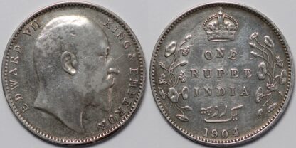 India - British 1904-B Rupee