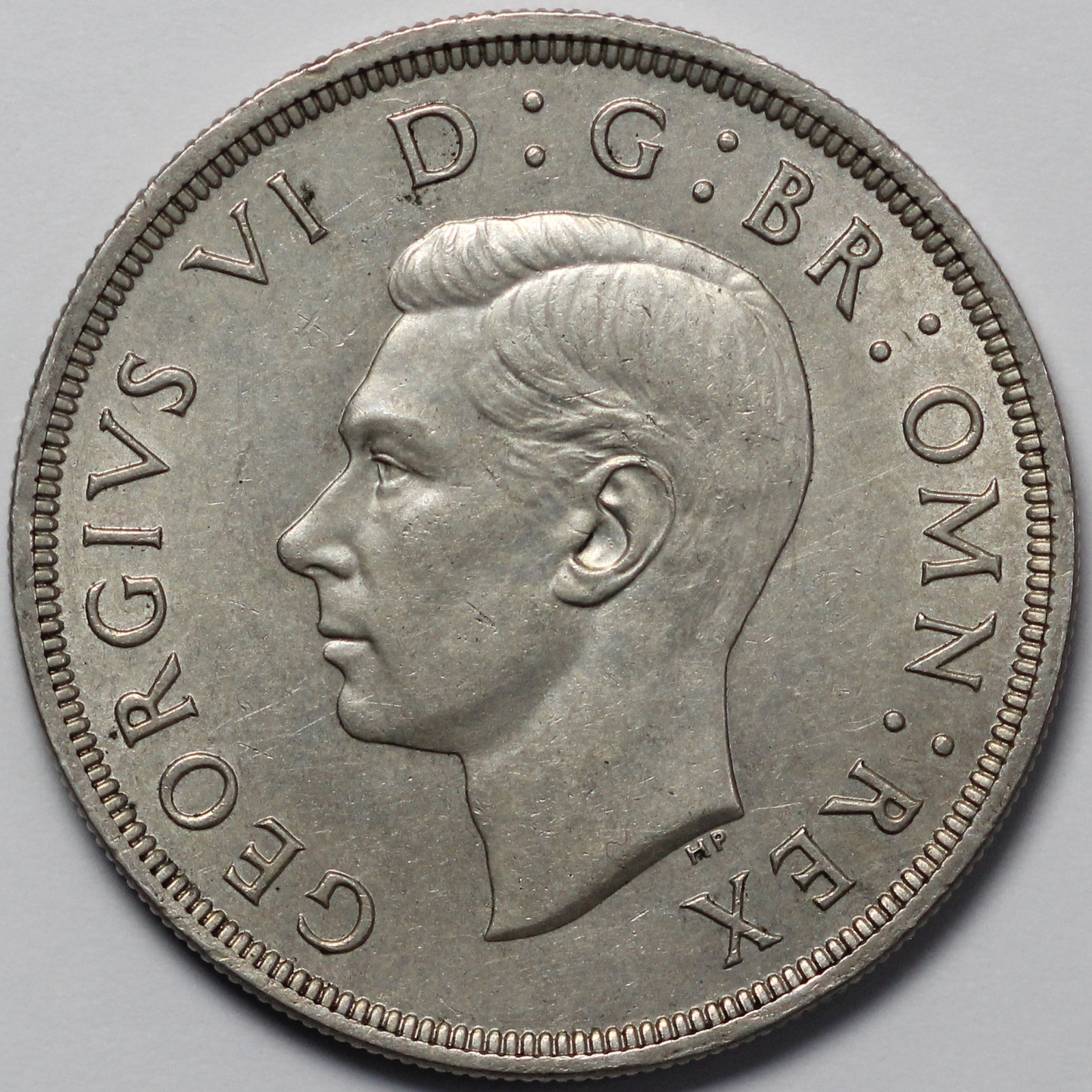 Great Britain 1937 Crown George Vi Km# 857 World Silver Coin - Imperial 