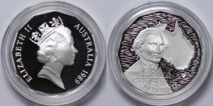 1989 50c Masterpieces Captain Cook
