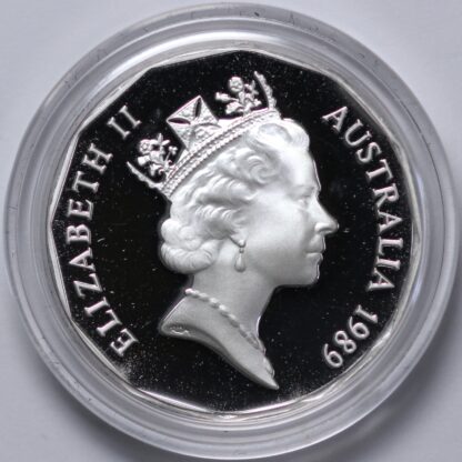 Australia 1989 Fifty Cent Masterpieces First Fleet Bicentenary Silver Proof Coin - Image 2