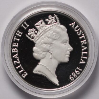 Australia 1989 Birds of Australia Kookaburra $10 Piedfort Proof Silver Coin RAM - Image 3