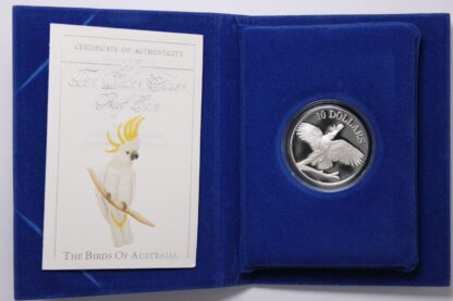 1990 White Cockatoo Silver Proof Coin