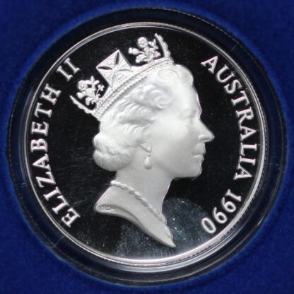Australia 1990 Birds of Australia White Cockatoo $10 Silver Proof Coin - RAM - Image 4