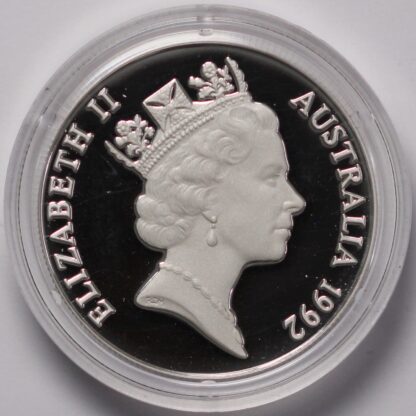 Australia 1992 Birds of Australia Emperor Penguin $10 Piedfort Proof Silver Coin - Image 3