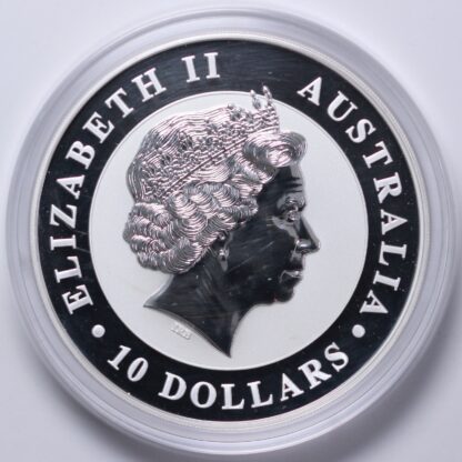 Australia 2011 $10 10oz 999 Silver Australian Kookaburra Bullion Coin Perth Mint - Image 2