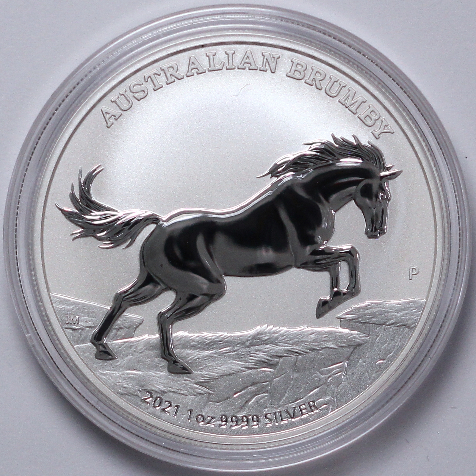 Australia 2021 $1 1oz 9999 Silver Australian Brumby Bullion Coin Perth ...