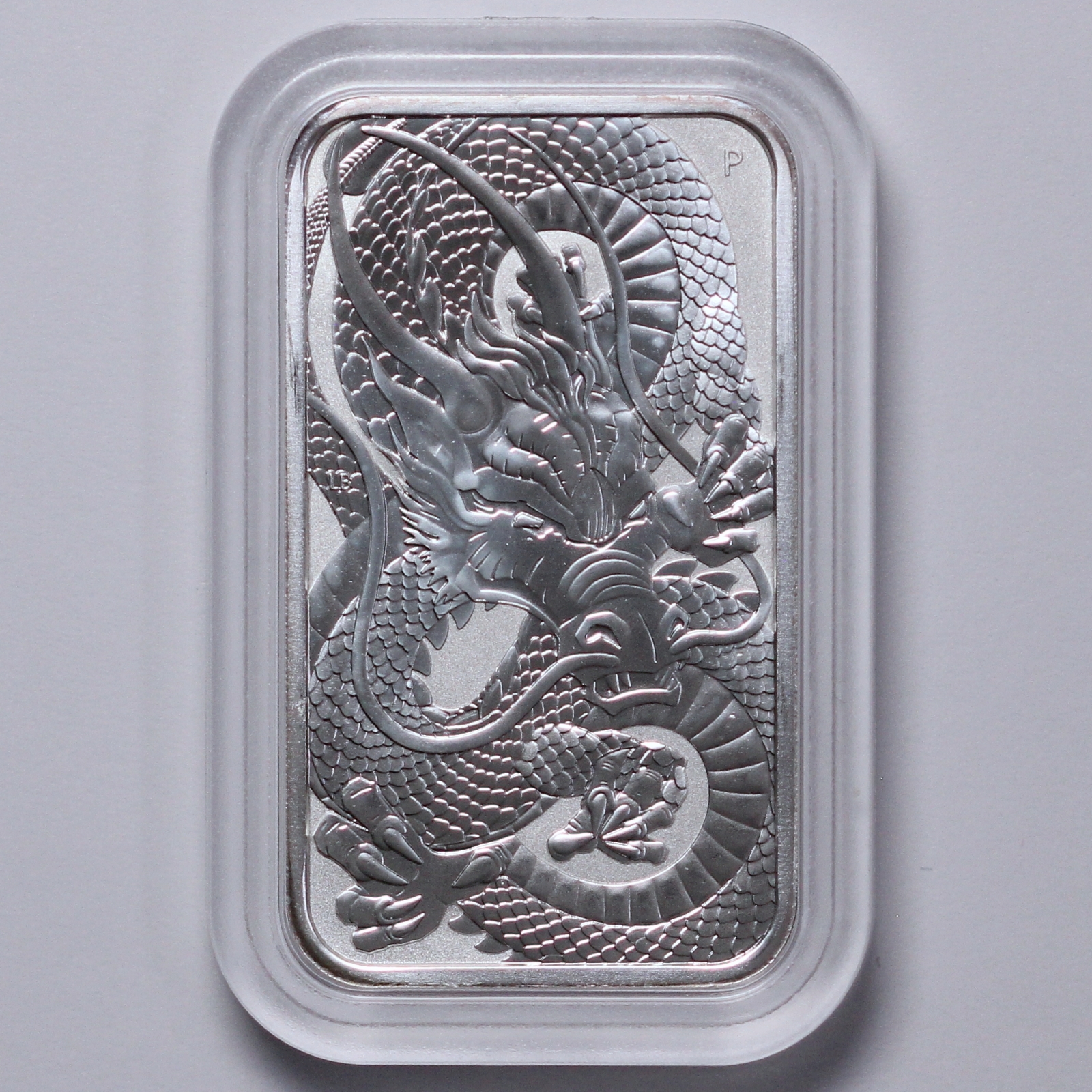 Australia 2021 $1 1oz 9999 Silver Dragon Rectangular Bullion Coin/Bar ...