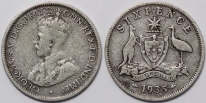 Australia 1935 Sixpence