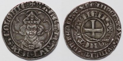 Germany Archbishopric of Cologne Walram of Jülich 1332-1349 Tournose Silver Coin