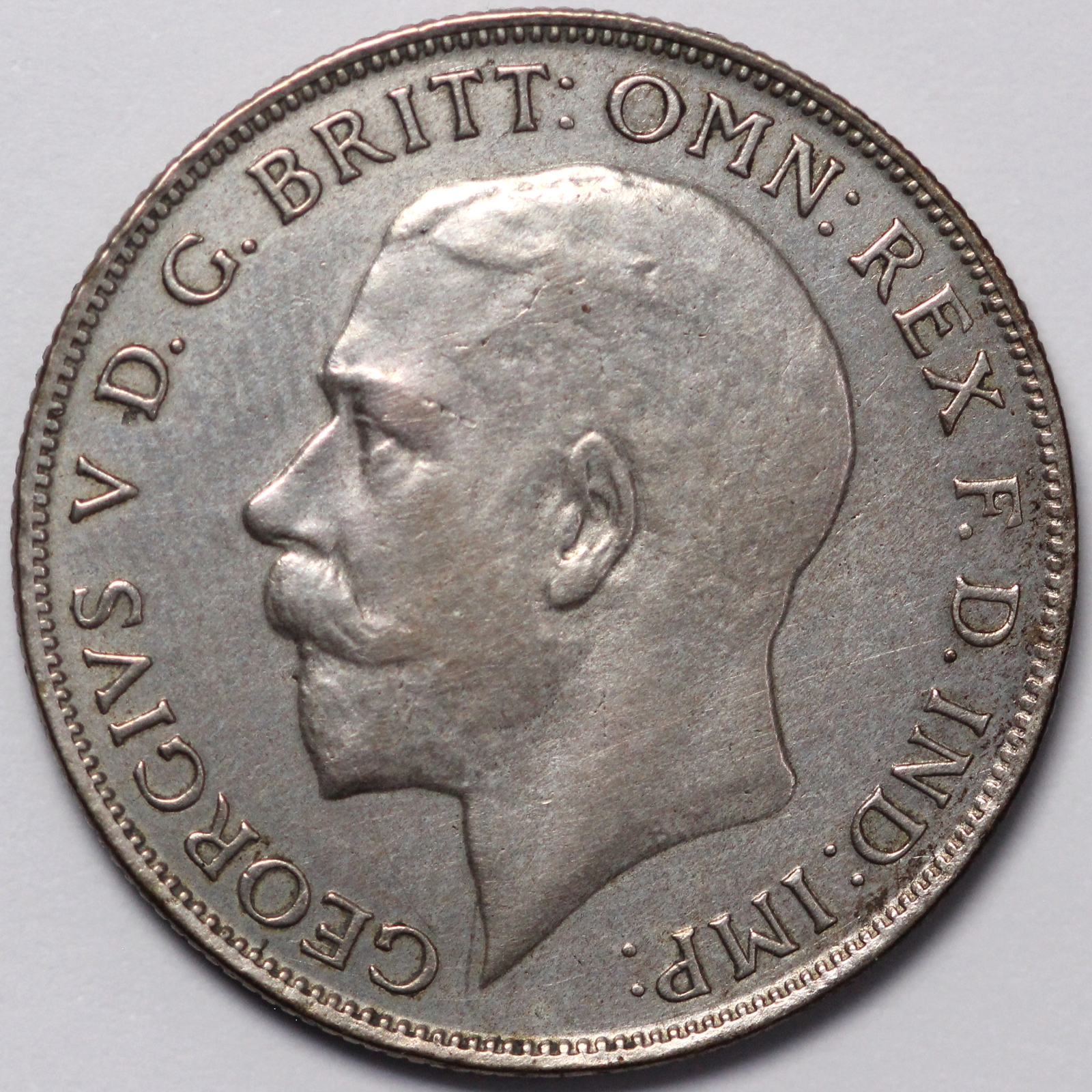 Great Britain 1921 One Florin 2/- George V World Silver Coin - Imperial ...