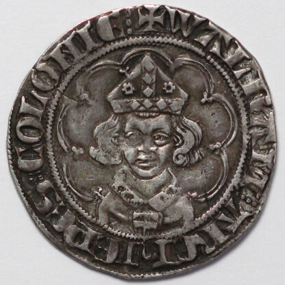 Germany Archbishopric of Cologne Walram of Jülich 1332-1349 Tournose Silver Coin - Image 2